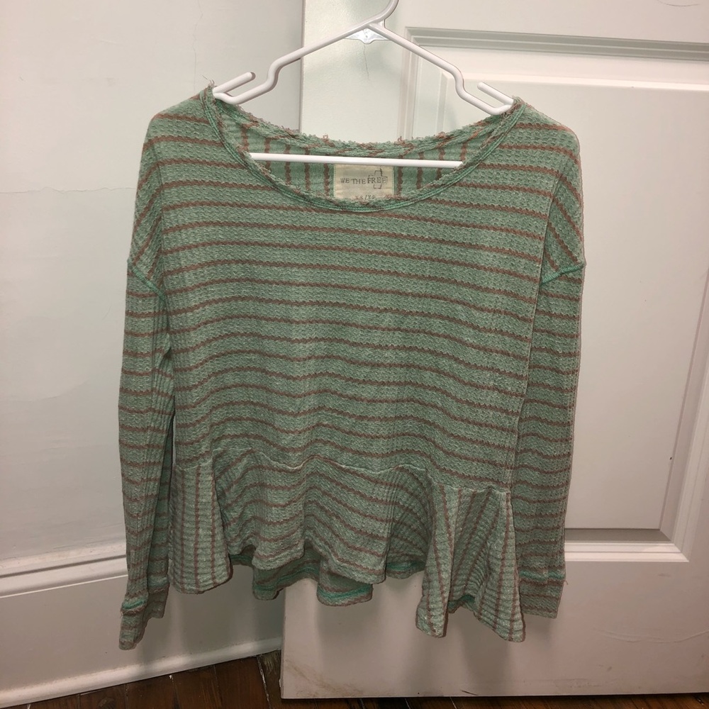 Free People peplum top